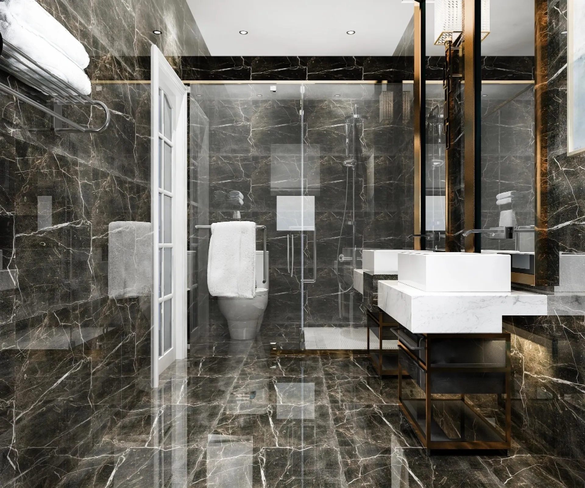Bathroom wall and floor tiling by JD Precision Tiling